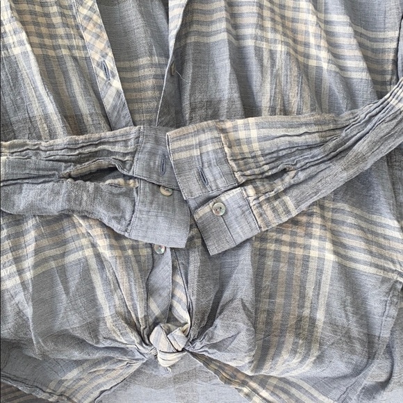 O’Neill knit front high-lo plaid longsleeve - Picture 5 of 5